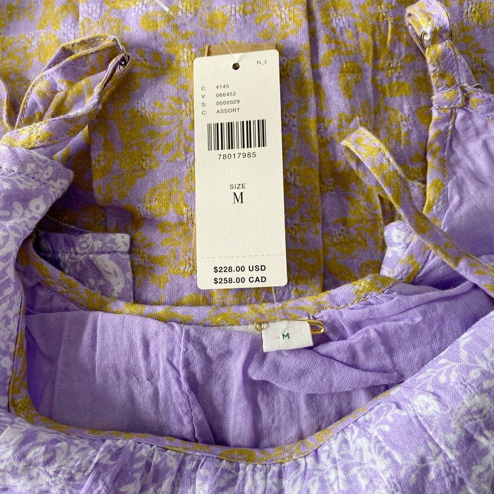 Anthropologie Roller Rabbit Ismay Dakota Maxi Dress size M new with tag - Picture 2 of 7